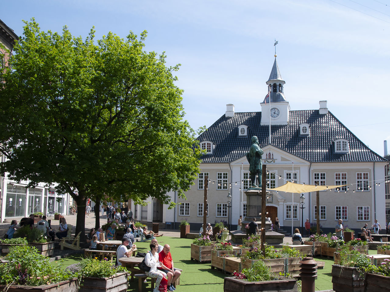 Rådhushaven i sommeren 2024