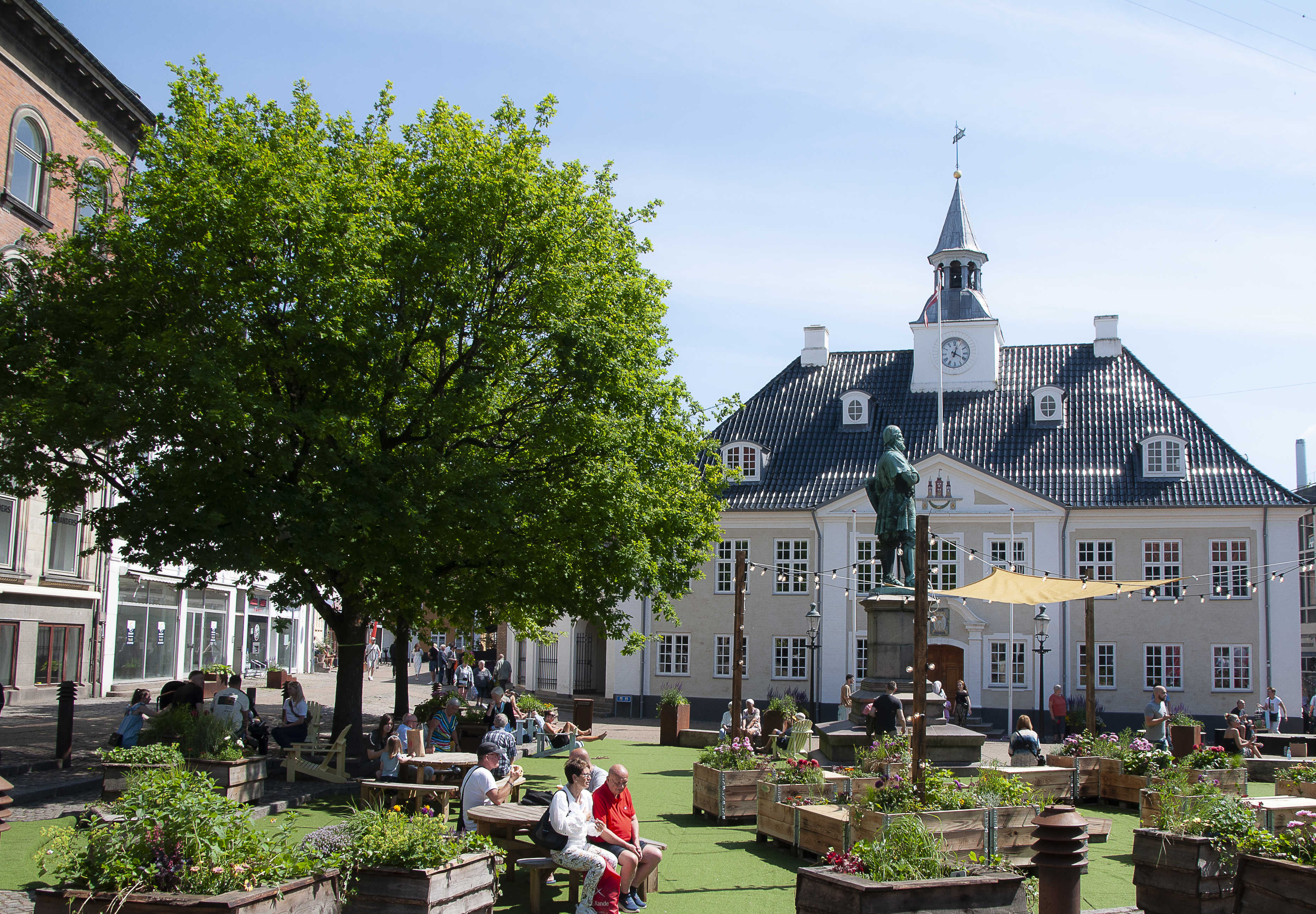 Rådhushaven i sommeren 2024