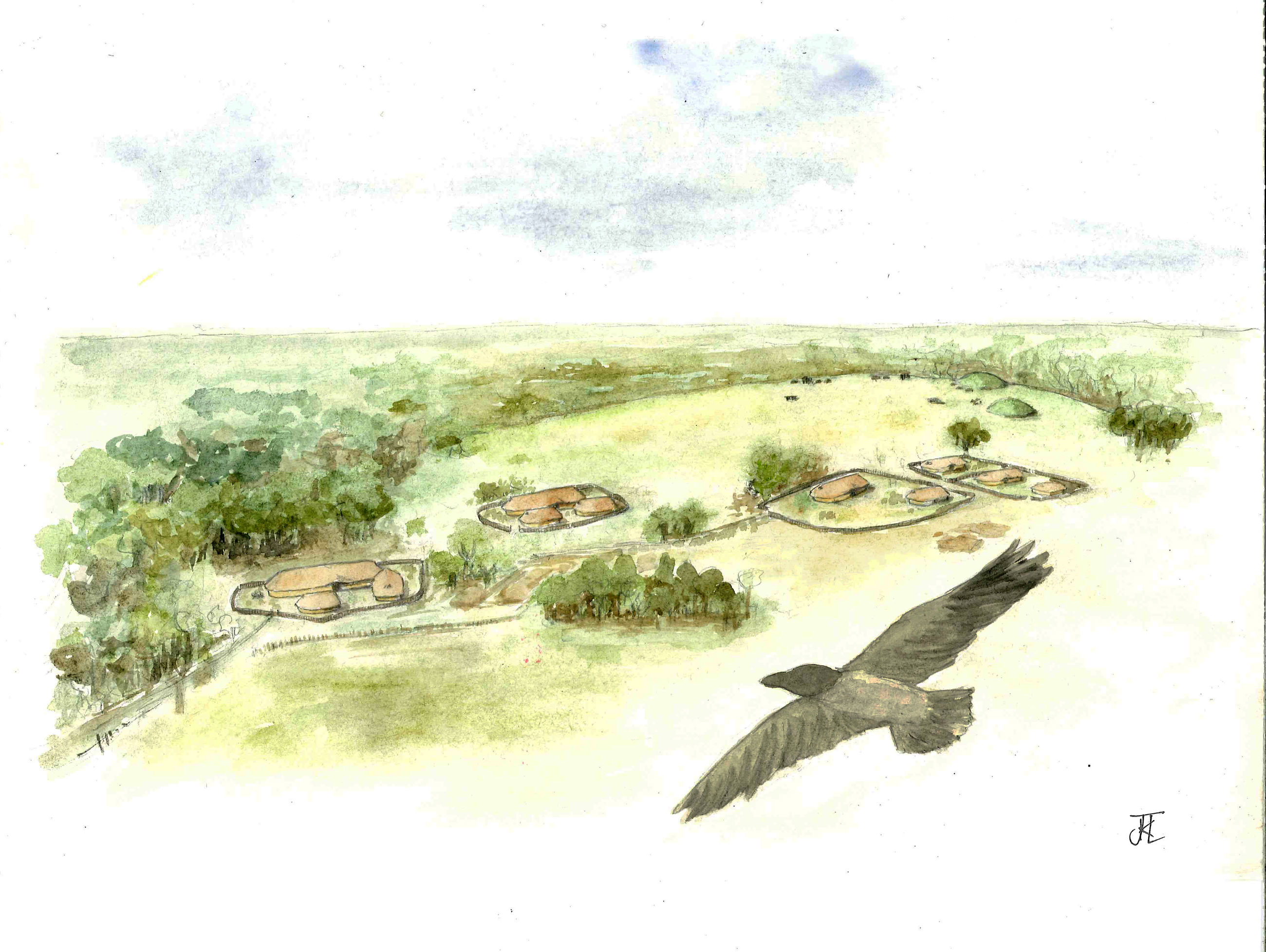 Få den spændende fortælling om alle de jernalderpladser, der lå omkring Randers, før byen voksede frem i middelalderen.