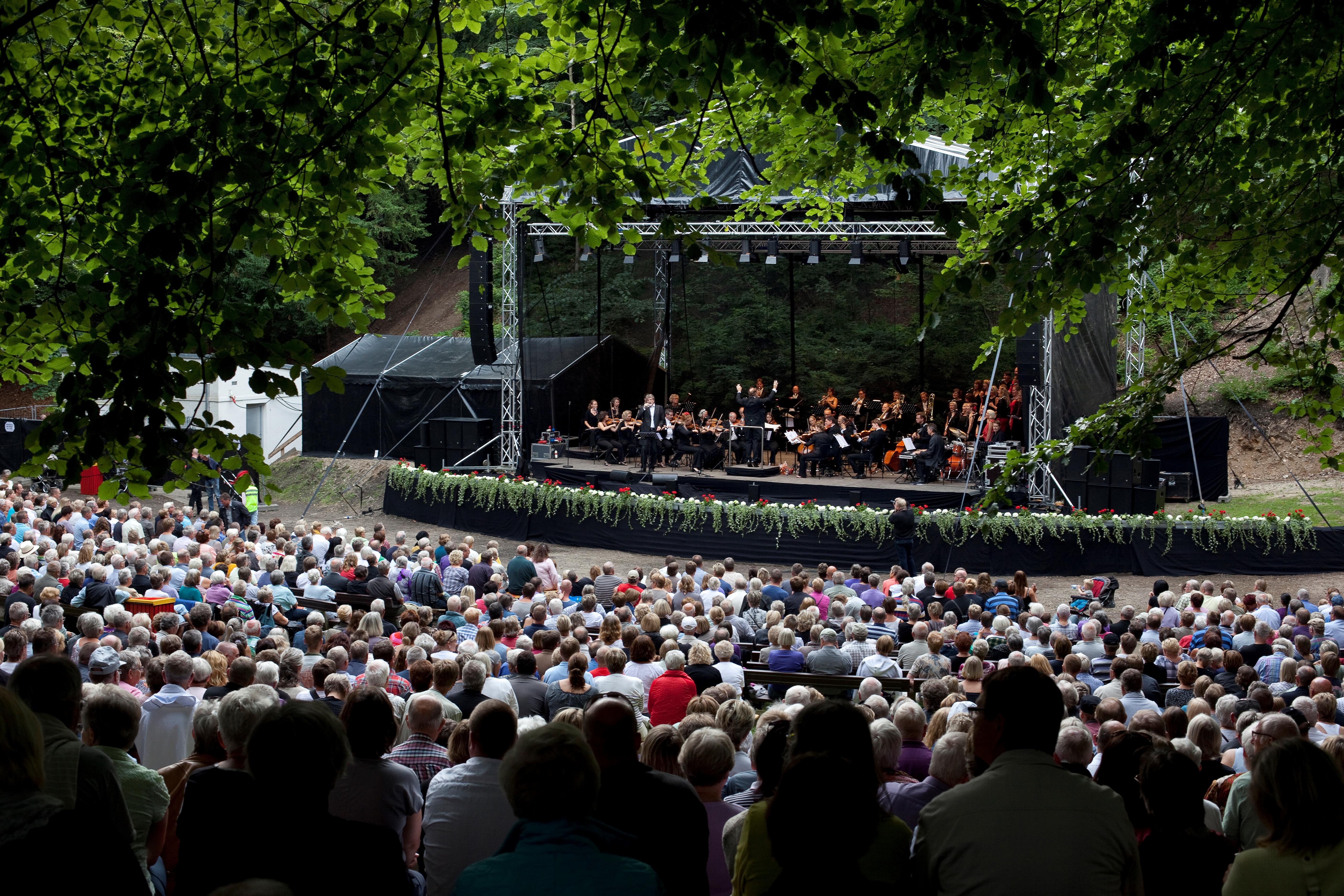 Koncert på Skovbakken